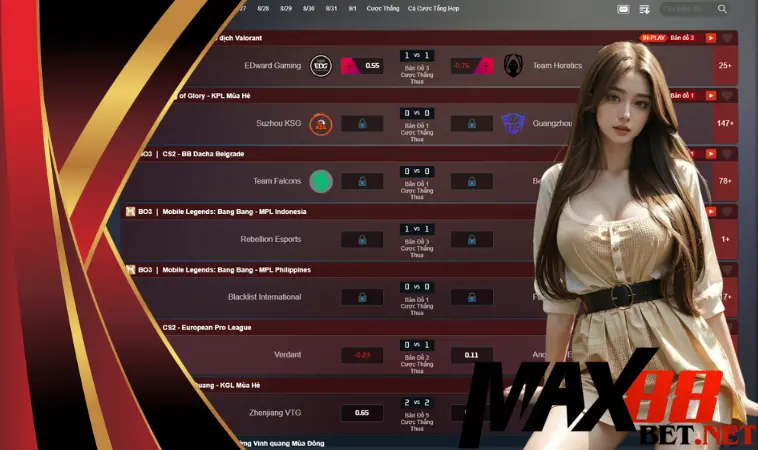 E - Sport Max88: Điểm đến hàng đầu của mọi cược thủ E - Sport Max88: Điểm đến hàng đầu của mọi cược thủ